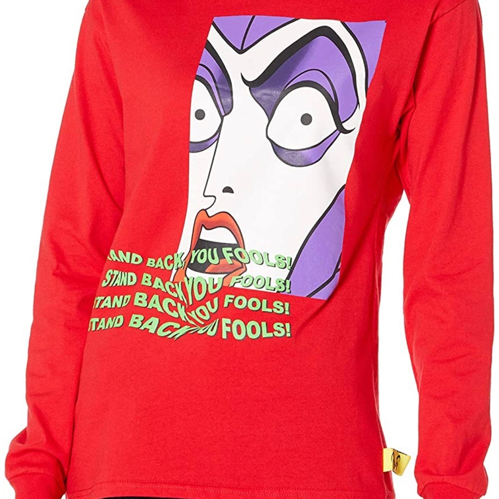 Disney Villains x Heidi Klum Wide Eye Maleficent Long Sleeve T-Shirt